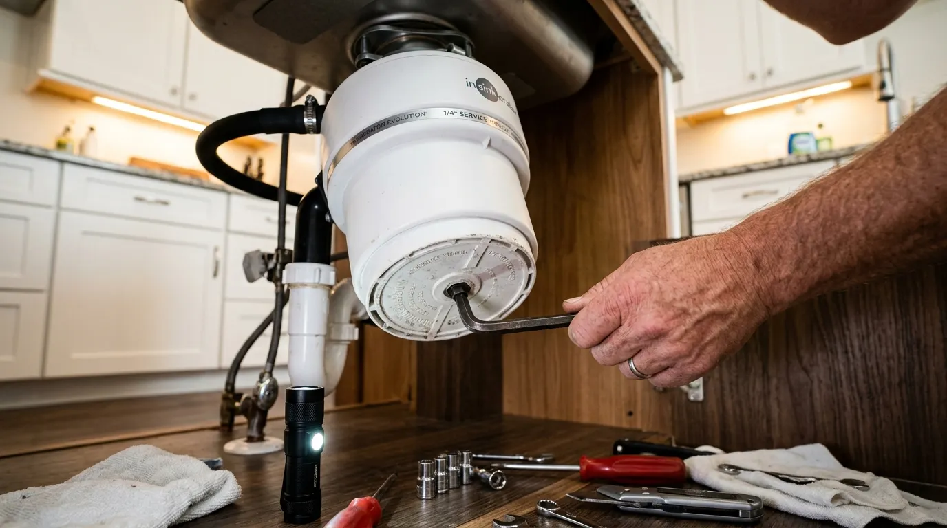 How to Fix a Jammed Garbage Disposal