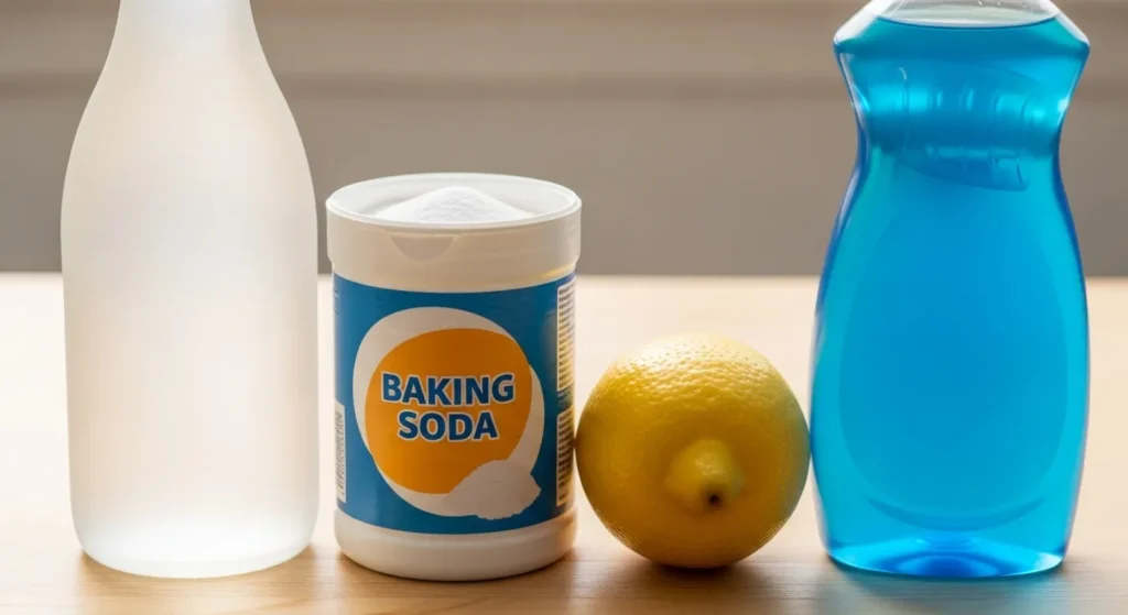 Household ingredients for homemade stain solutions