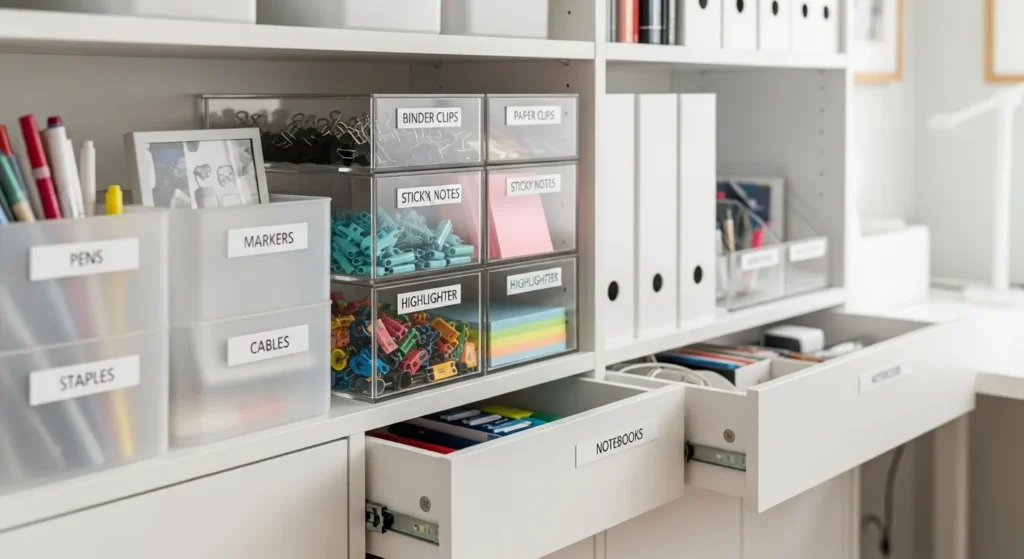 Home office storage solutions.
