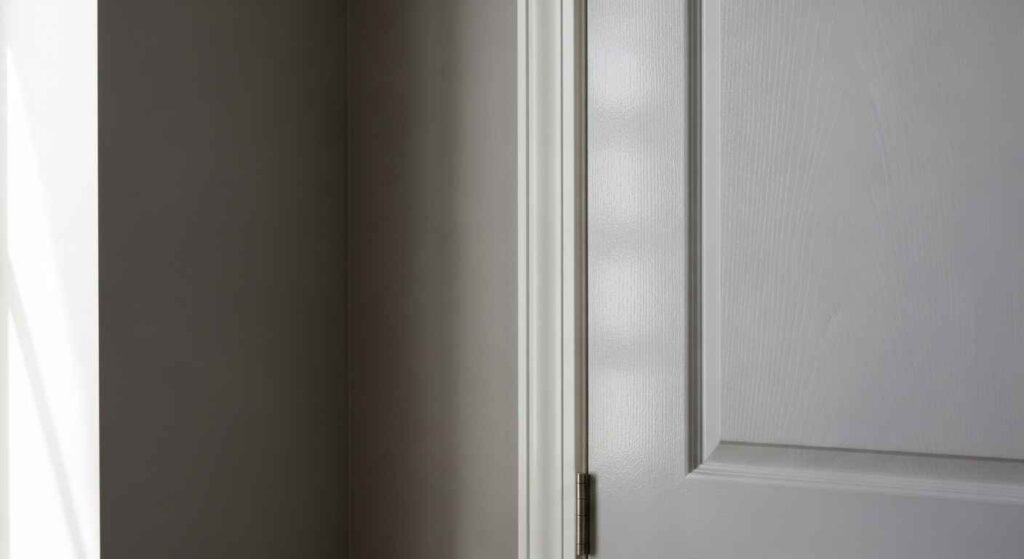 Room interior showing different eco-friendly paint finishes