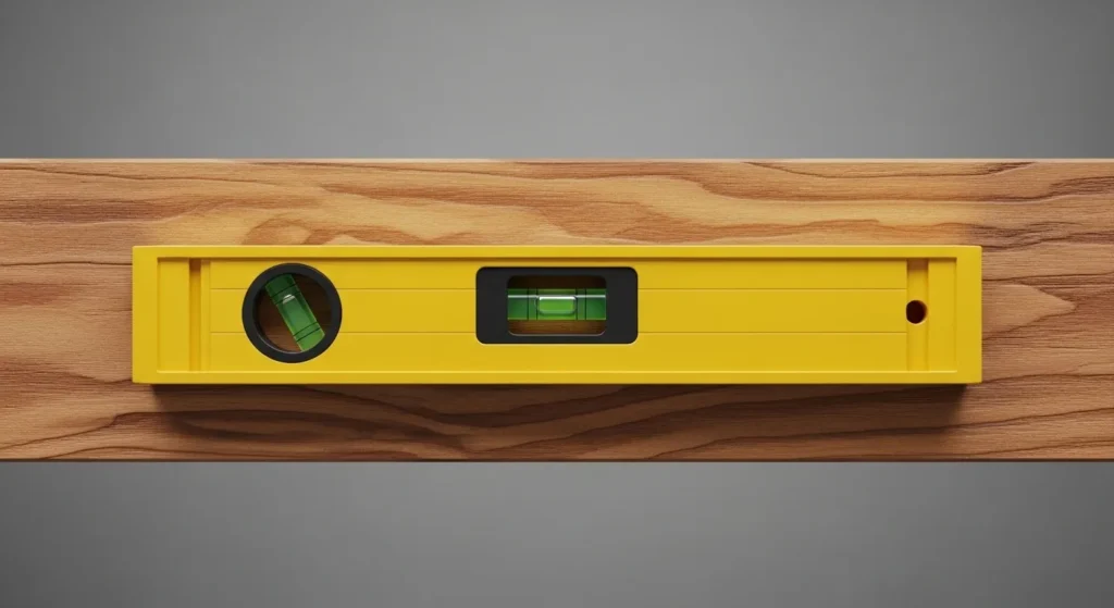 Level tool for straight surfaces.