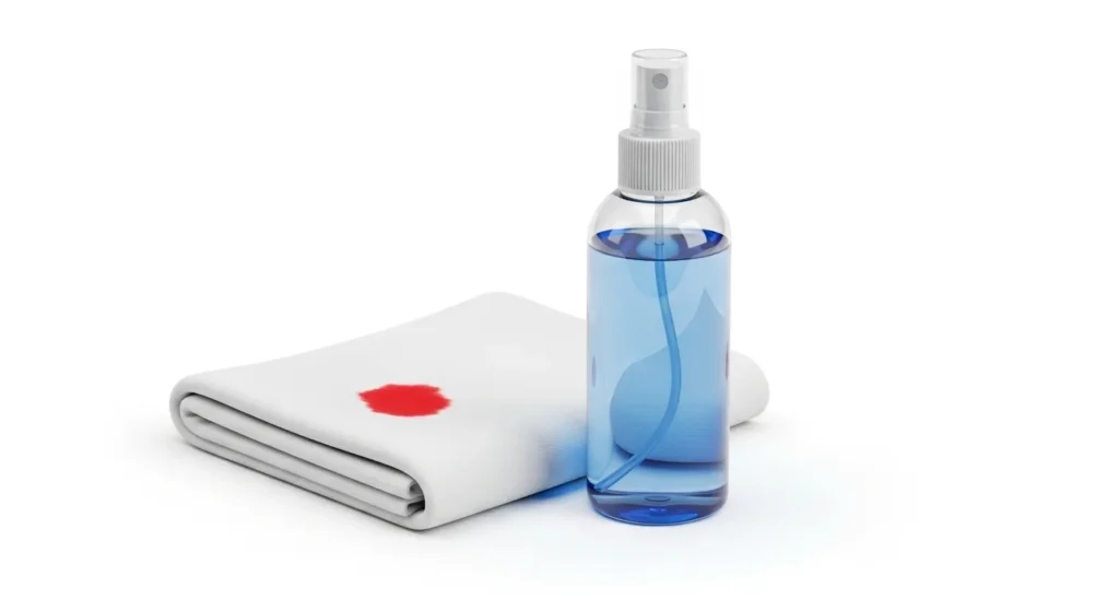 DIY spray bottle for removing stains