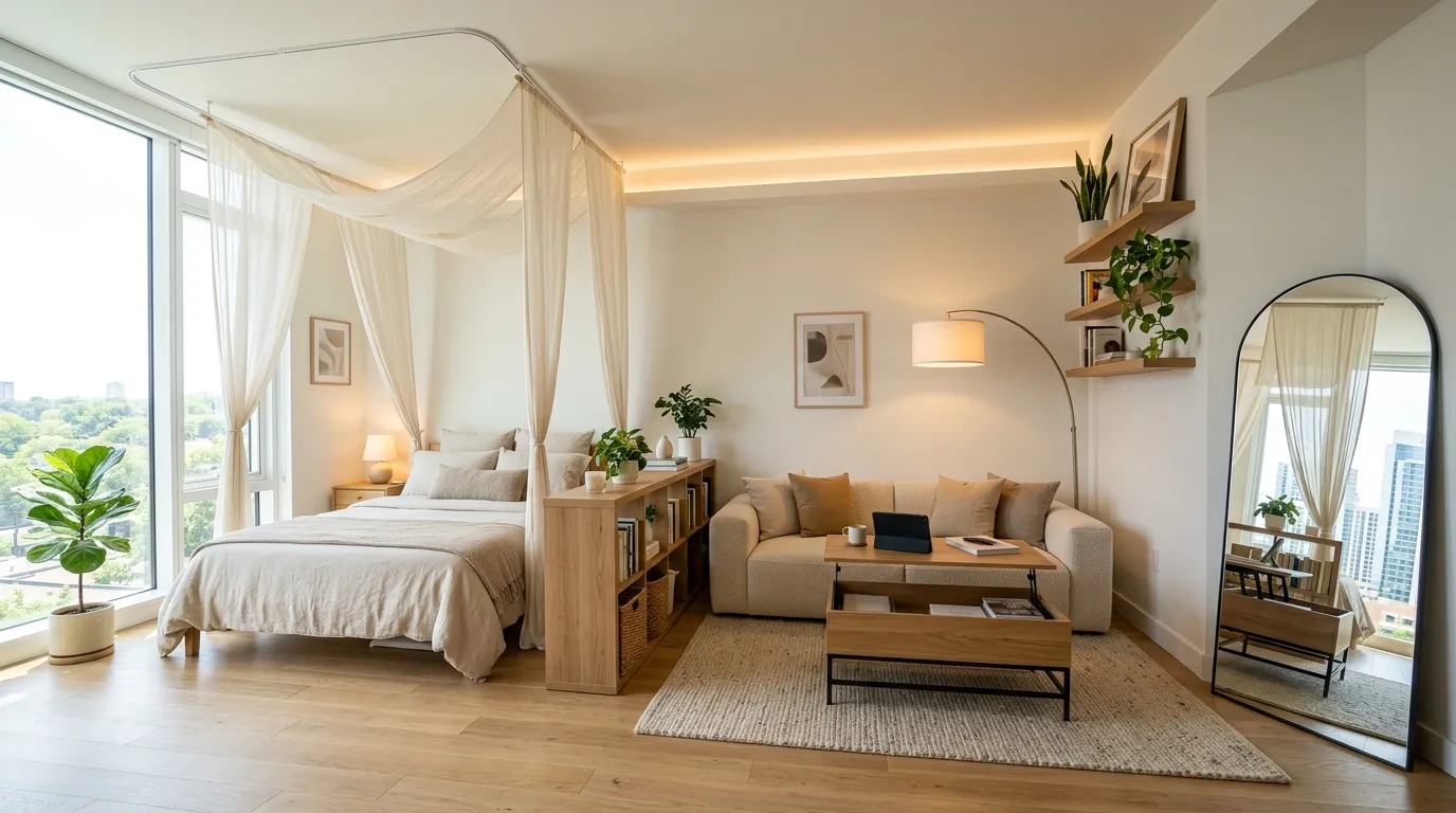 27 Studio Apartment Hacks That Double Your Space in 2026